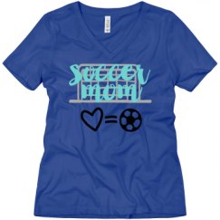 Ladies Relaxed Fit V-Neck Tee