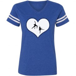 I Love The Dance Works Sporty Misses Tee