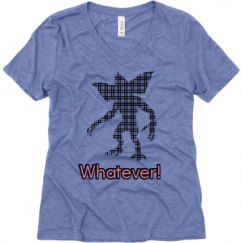 Ladies Relaxed Fit Super Soft Triblend V-Neck Tee