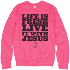 Unisex Neon Crewneck Sweatshirt