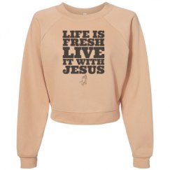 Women's Raglan Pullover Fleece