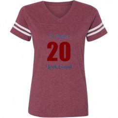 Ladies Relaxed Fit Vintage Sports Tee