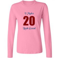 Ladies Relaxed Fit Basic Long Sleeve Tee