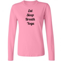 Ladies Relaxed Fit Basic Long Sleeve Tee