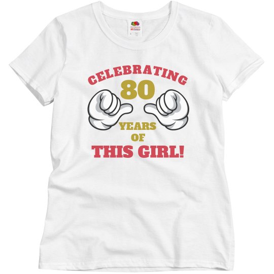 80 years of this girl