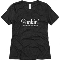 Ladies Relaxed Fit Super Soft Triblend V-Neck Tee