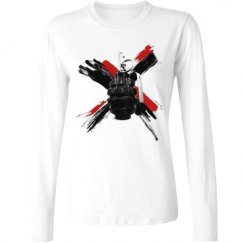 Ladies Relaxed Fit Basic Long Sleeve Tee