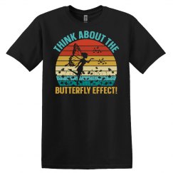 Butterfly Lover Gifts Retro Vintage Style Think About t