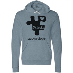 Unisex Fleece Pullover Midweight Hoodie