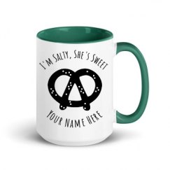 15oz Ceramic Mug with Color Inside