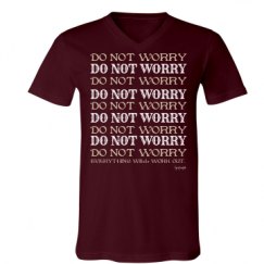 Unisex V-Neck Jersey Tee