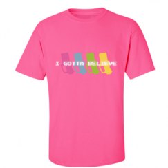 Unisex Ultra Cotton Safety Neon Crewneck Tee