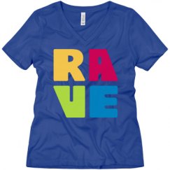 Ladies Relaxed Fit V-Neck Tee