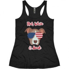 Ladies Slim Fit Super Soft Racerback Triblend Tank