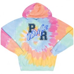 Unisex Tie-Dye Fleece Hoodie