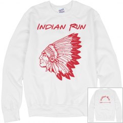 Indian's White Sweatshirt