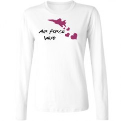 Ladies Relaxed Fit Basic Long Sleeve Tee