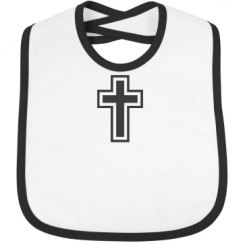 Infant Contrast Trim Bib