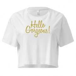 Ladies Festival Cali Crop Top Tee