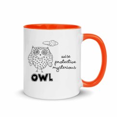 11oz Ceramic Mug with Color Inside