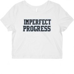 Ladies Slim Fit Crop Top Tee