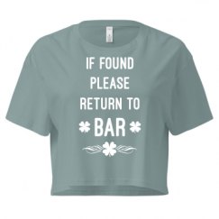 Ladies Festival Cali Crop Top Tee