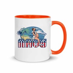 11oz Ceramic Mug with Color Inside