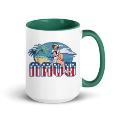 15oz Ceramic Mug with Color Inside