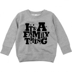Toddler Crewneck Basic Promo Sweatshirt