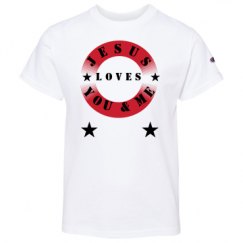 Youth Champion Short Sleeve Tagless Tee