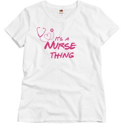 It's a nurse thing