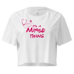 Ladies Festival Cali Crop Top Tee