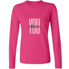Ladies Relaxed Fit Basic Long Sleeve Tee