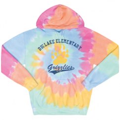 Unisex Tie-Dye Fleece Hoodie