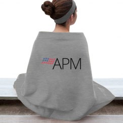 APM Gildan Fleece Stadium Blanket (color logo)