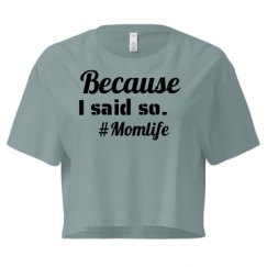 Ladies Festival Cali Crop Top Tee