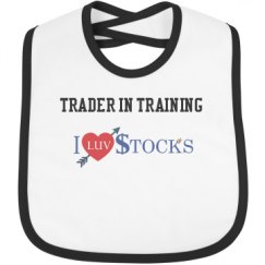 Infant Contrast Trim Bib