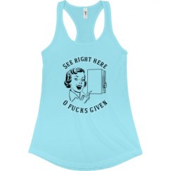 Ladies Slim Fit Racerback Tank Top
