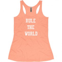 Ladies Slim Fit Super Soft Racerback Triblend Tank