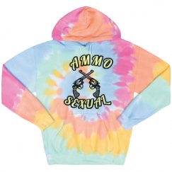 Unisex Tie-Dye Fleece Hoodie