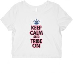 Ladies Slim Fit Crop Top Tee