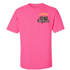 Unisex Ultra Cotton Safety Neon Crewneck Tee