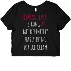 Ladies Slim Fit Crop Top Tee