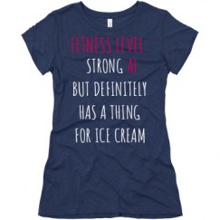 Ladies Slim Fit Super Soft Triblend Tee