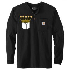 Unisex Carhartt Long Sleeve Henley Tee 