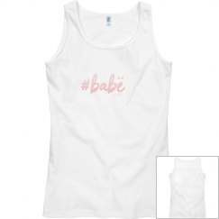 #babë ribbed tank