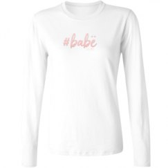 Ladies Relaxed Fit Basic Long Sleeve Tee