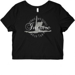 Ladies Slim Fit Crop Top Tee