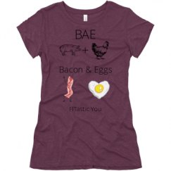 Ladies Slim Fit Super Soft Triblend Tee