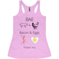 Ladies Slim Fit Super Soft Racerback Triblend Tank